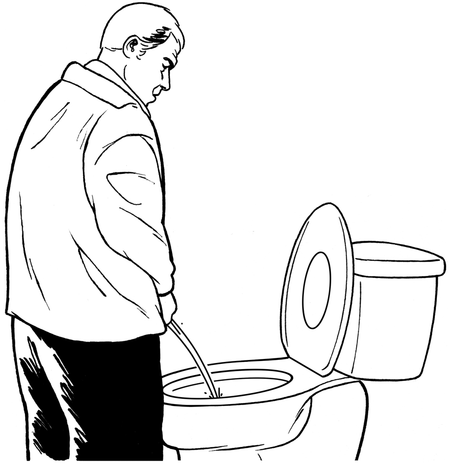 toilet urine